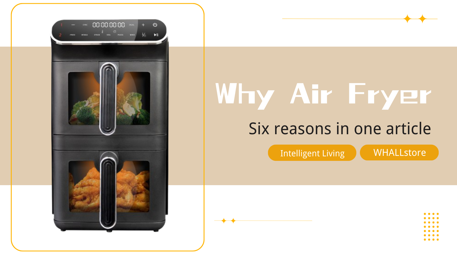 Six Reasons to Use an Air Fryer: WhallPro Air Fryer Makes Healthy Cooking Easier