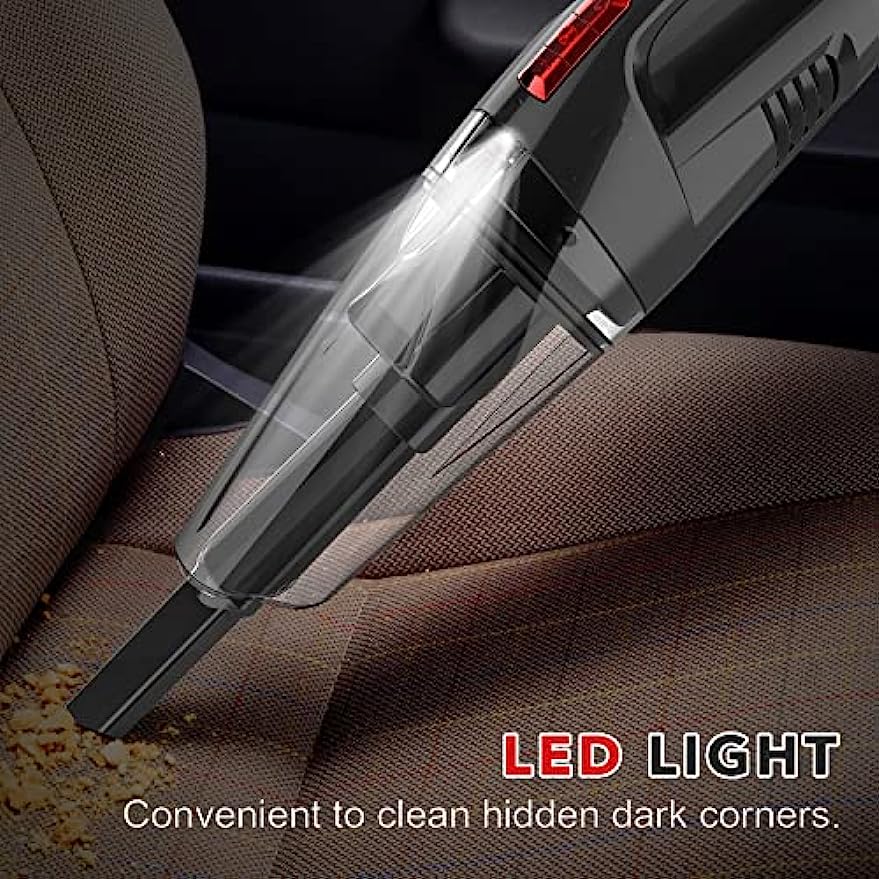 WhallPro® Handheld Vacuum Cordless EV-607, Dry Wet Hand Vacuum Cleaner 8500 PA Suction