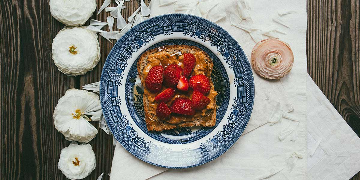 Tasty toast baked by a toaster