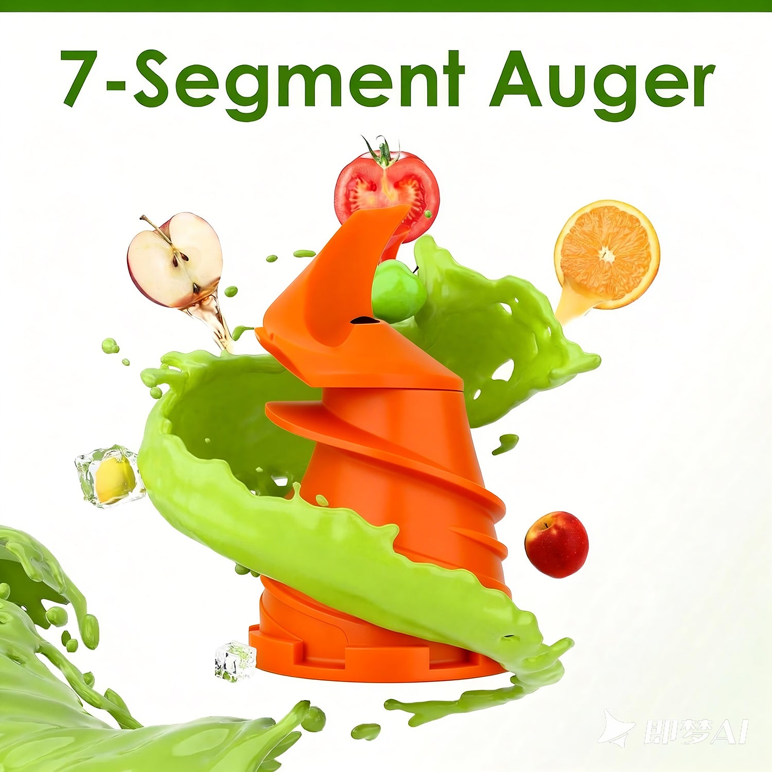 WhallPro® Cold Press Juicer Machine with Touchscreen, Slow Masticating Machines with 4.5" Extra Large Feed Chute, Reverse Function, Soft & Hard Models