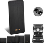 NEW  Appliance Slider, Small 14.5 x 7.5-inch, Rolling Sliding Tray with Silent Rubber Wheels & Hollow Handle, Easy to Clean, Appliance Rolling Tray for Coffee Maker, Kitchen Countertop, Black