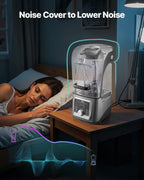 NEW Professional Blender for Smoothies, 118 oz 1400W, with Powerful Motor, Multi-Functional Food Processing Blender with Noise Cover for Smoothie/Milkshake/Juice, Fits for Kitchen