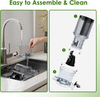 WhallPro® Cold Press Juicer Machine with Touchscreen, Slow Masticating Machines with 4.5" Extra Large Feed Chute, Reverse Function, Soft & Hard Models