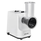 NEW Electric Cheese Grater Salad Maker, 200W Salad Shooter, Electric Vegetable Slicer Shredder Chopper for Fruits with 5 Attachments, Stainless Steel Food Cutter for Vegetables, and Cheeses