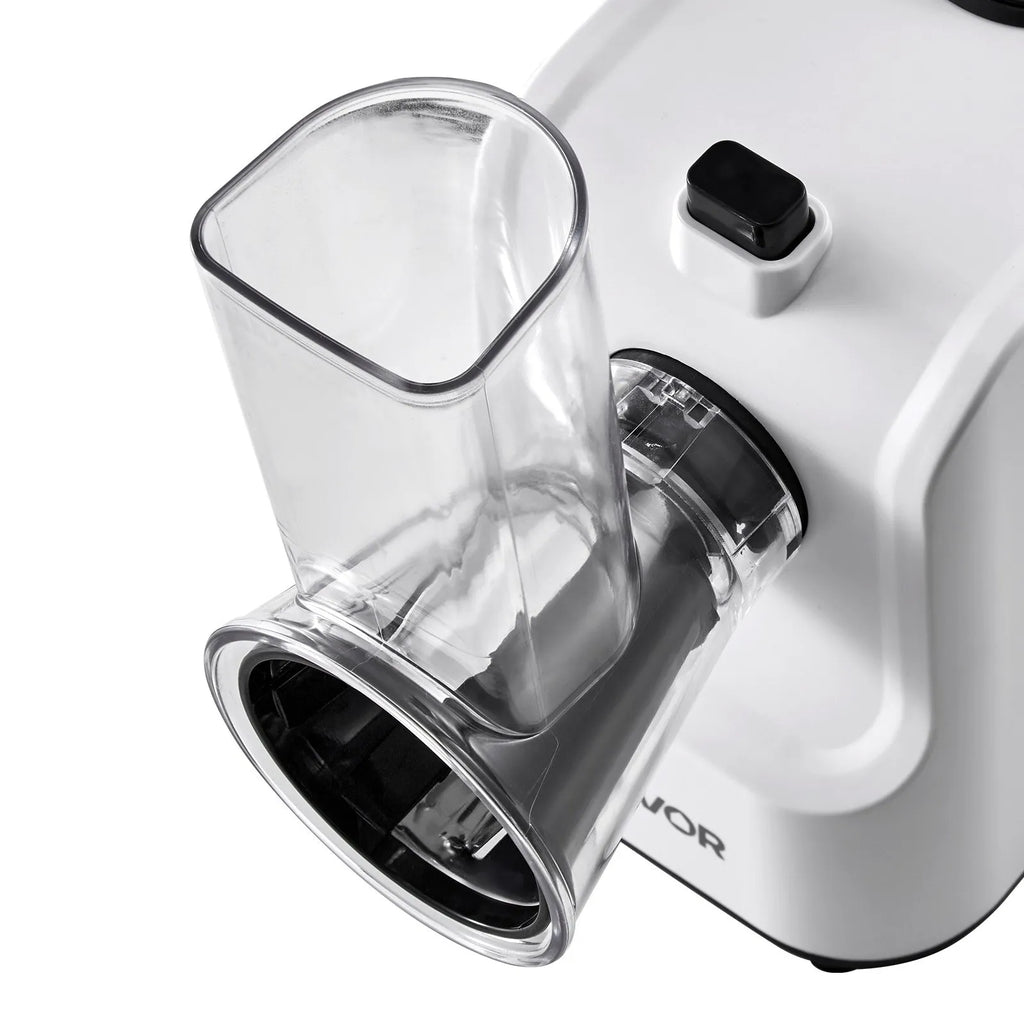 NEW Electric Cheese Grater Salad Maker, 200W Salad Shooter, Electric Vegetable Slicer Shredder Chopper for Fruits with 5 Attachments, Stainless Steel Food Cutter for Vegetables, and Cheeses