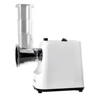 NEW Electric Cheese Grater Salad Maker, 200W Salad Shooter, Electric Vegetable Slicer Shredder Chopper for Fruits with 5 Attachments, Stainless Steel Food Cutter for Vegetables, and Cheeses