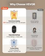 NEW Towel Warmers for Bathroom, 25 L Towel Warmer Bucket with Auto Shut Off for Spa Fits up to 5 Oversized Bath Towels, Blankets, Clothes, Bathrobes, PJ's and More