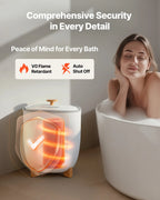 NEW Towel Warmers for Bathroom, 25 L Towel Warmer Bucket with Auto Shut Off for Spa Fits up to 5 Oversized Bath Towels, Blankets, Clothes, Bathrobes, PJ's and More