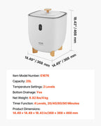 NEW Towel Warmers for Bathroom, 25 L Towel Warmer Bucket with Auto Shut Off for Spa Fits up to 5 Oversized Bath Towels, Blankets, Clothes, Bathrobes, PJ's and More