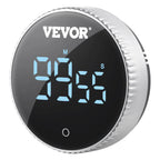 NEW Digital Kitchen Timer, Magnetic Countdown Countup Timer with 3-inch Large LED Display, 3 Volume Levels & 2 Lighting Modes, Digital Visual Timer Ideal for Cooking Classroom Studying Fitness